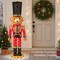 Christmas Nutcracker Bear 5ft Pop Up Lighted Large Holiday Decoration w/150 Twinkling LED lights for Outdoor, Indoor